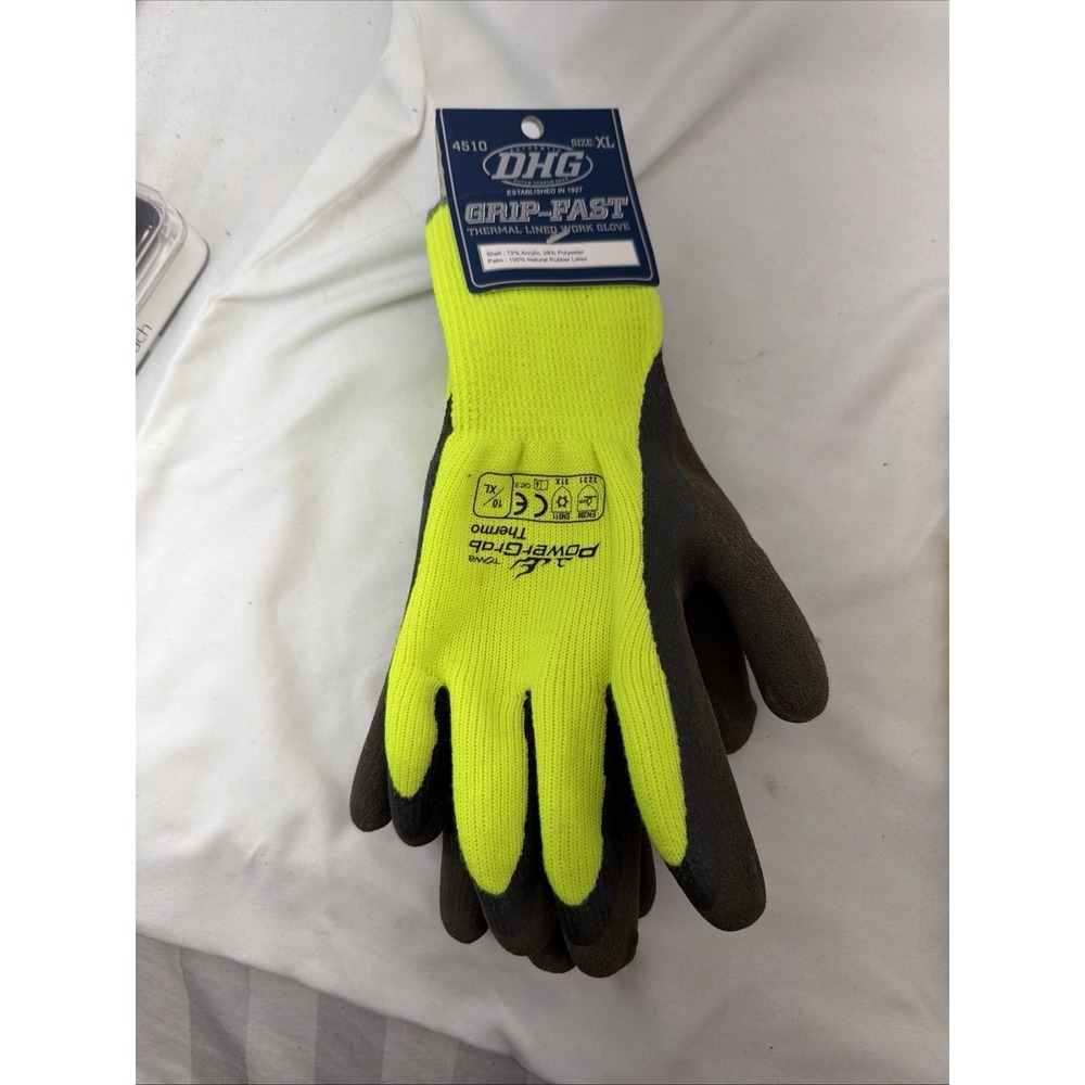 PIP Powergrab 41-1400 Thermal Hi-Vis Gloves 1 Pair Xl